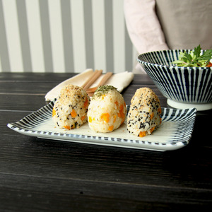 테이블코드마키렌 사각접시 4p 中 일제식기 일본그릇식기자체브랜드